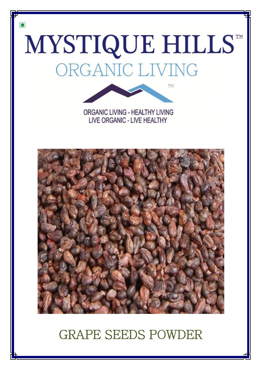 Organic Grape Seeds Powder 100 g MYSTIQUE