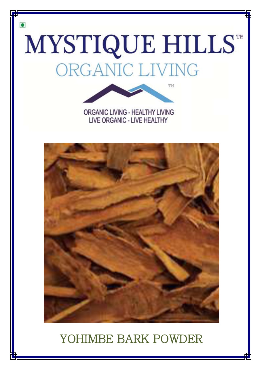 Organic Yohimbe Bark Powder 50 g MYSTIQUE